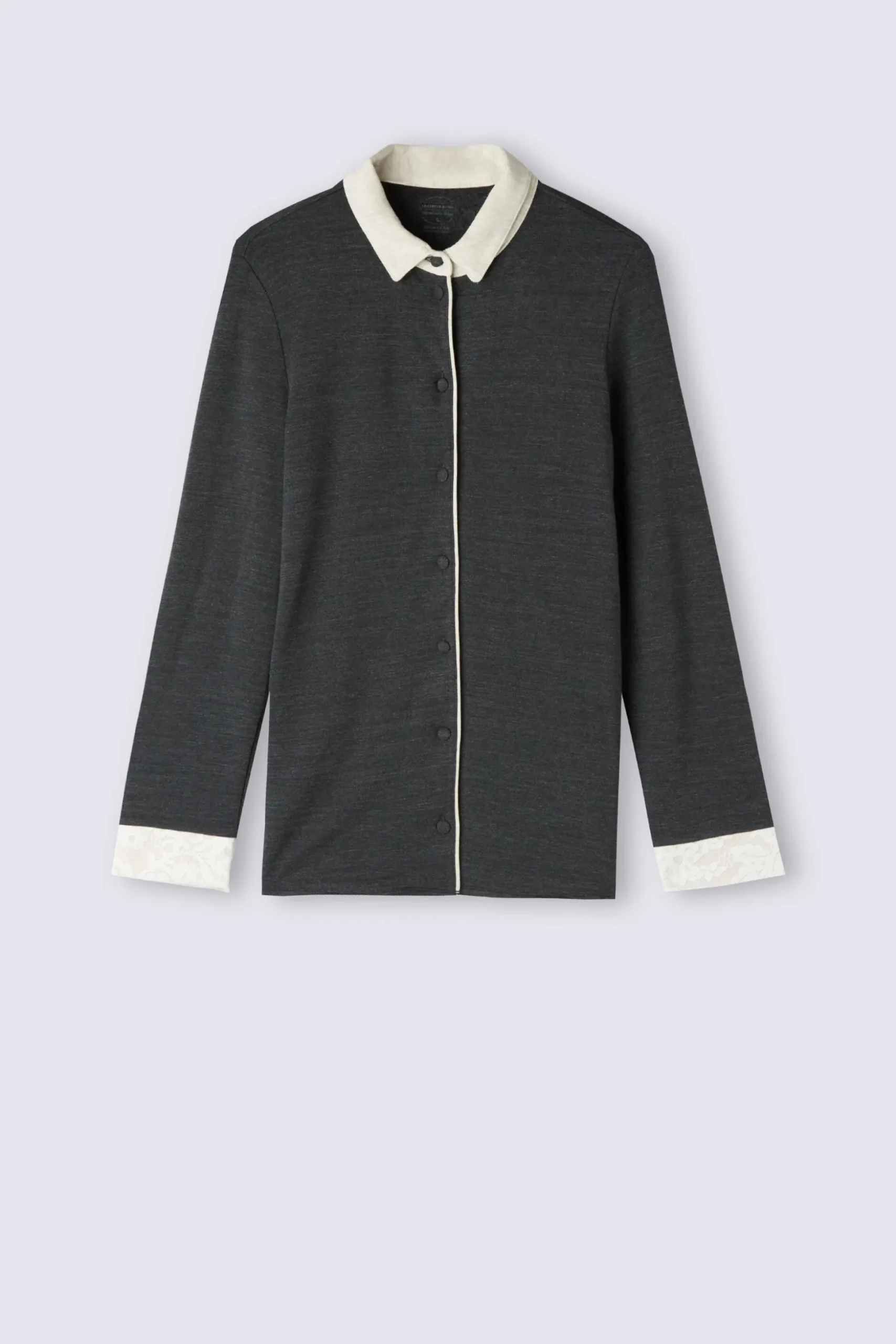 Maglia Aperta Davanti in Modal con Lana Baby It's Cold Outside