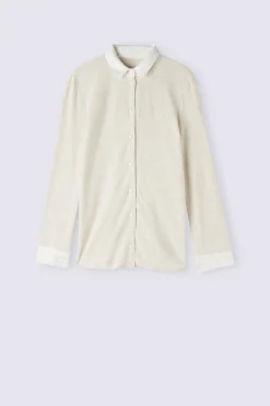 Maglia Aperta Davanti in Modal con Lana Baby It's Cold Outside