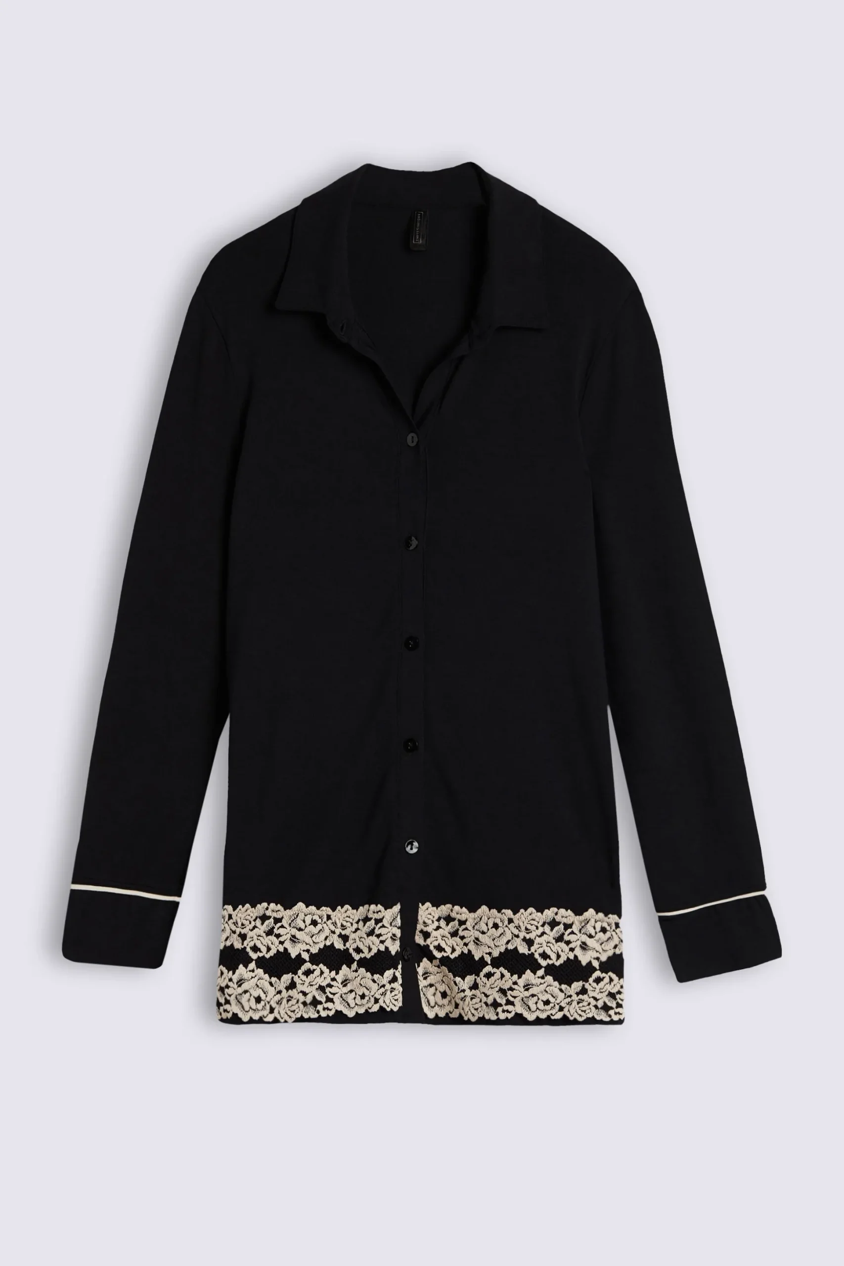 Maglia Aperta Davanti in Modal Pretty Flowers
