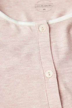 Maglia Aperta Davanti in Modal e Pizzo