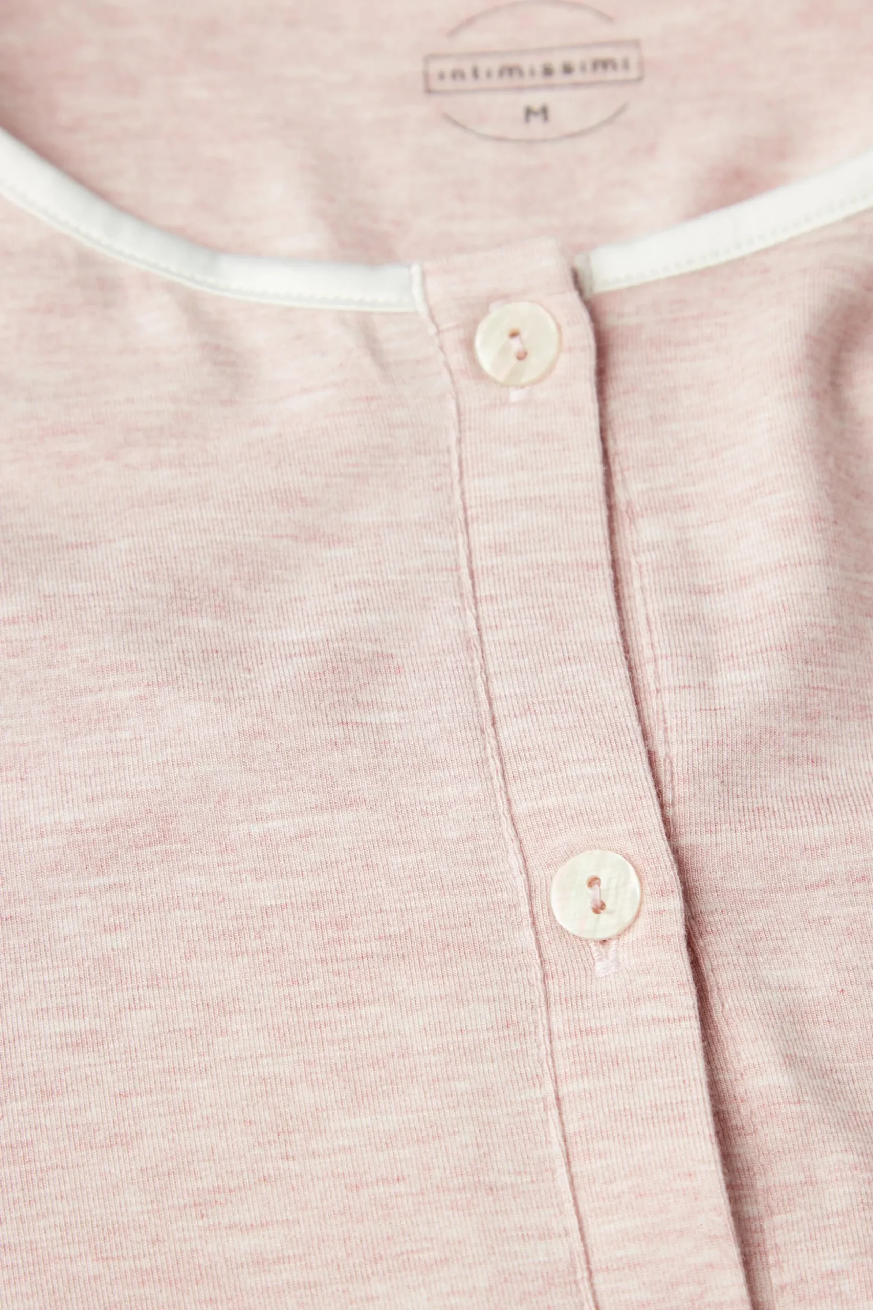 Maglia Aperta Davanti in Modal e Pizzo