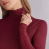Maglia Collo Alto in Modal Light con Cashmere Lam&egrave;