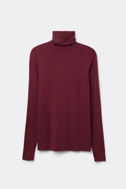 Maglia Collo Alto in Modal Light con Cashmere Lam&egrave;