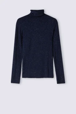 Maglia Collo Alto in Modal Light con Cashmere Lam&egrave;
