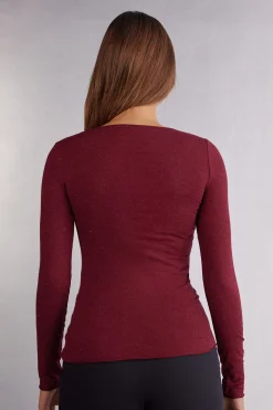 Maglia Girocollo in Modal Light con Cashmere Lam&egrave;