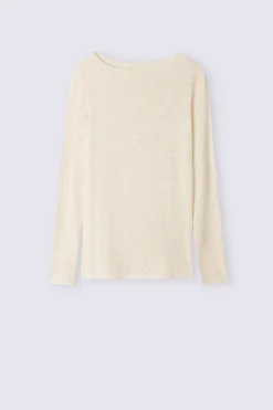 Maglia Girocollo in Modal Light con Cashmere Lam&egrave;