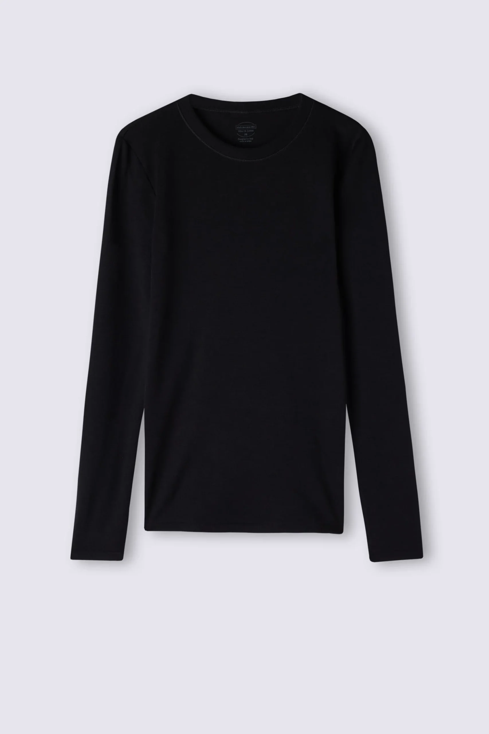 Maglia Girocollo Wool & Cotton a Manica Lunga