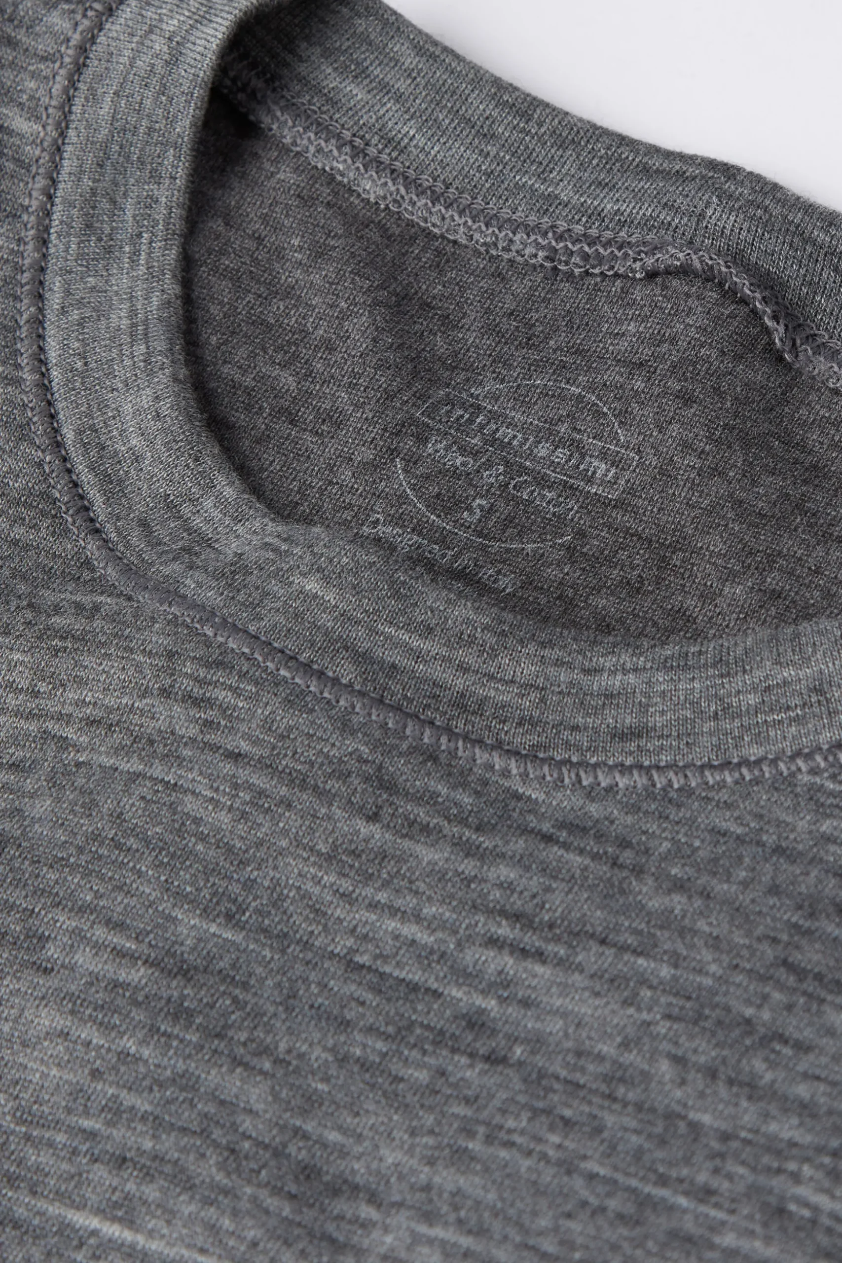 Maglia Girocollo Wool & Cotton a Manica Lunga