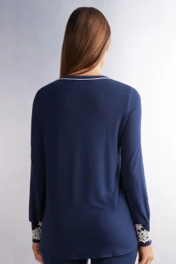 Maglia In Modal Pretty Flowers