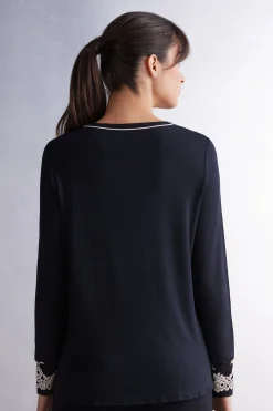 Maglia In Modal Pretty Flowers