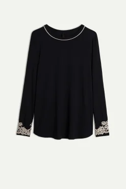 Maglia In Modal Pretty Flowers