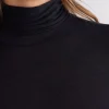 Maglia in Modal Ultralight con Cashmere Collo Alto