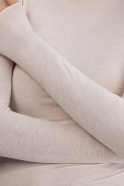 Maglia in Modal Ultralight con Cashmere Collo Alto