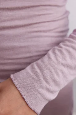 Maglia in Modal Ultralight con Cashmere Collo Alto