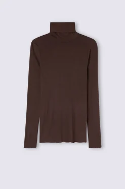 Maglia in Modal Ultralight con Cashmere Collo Alto