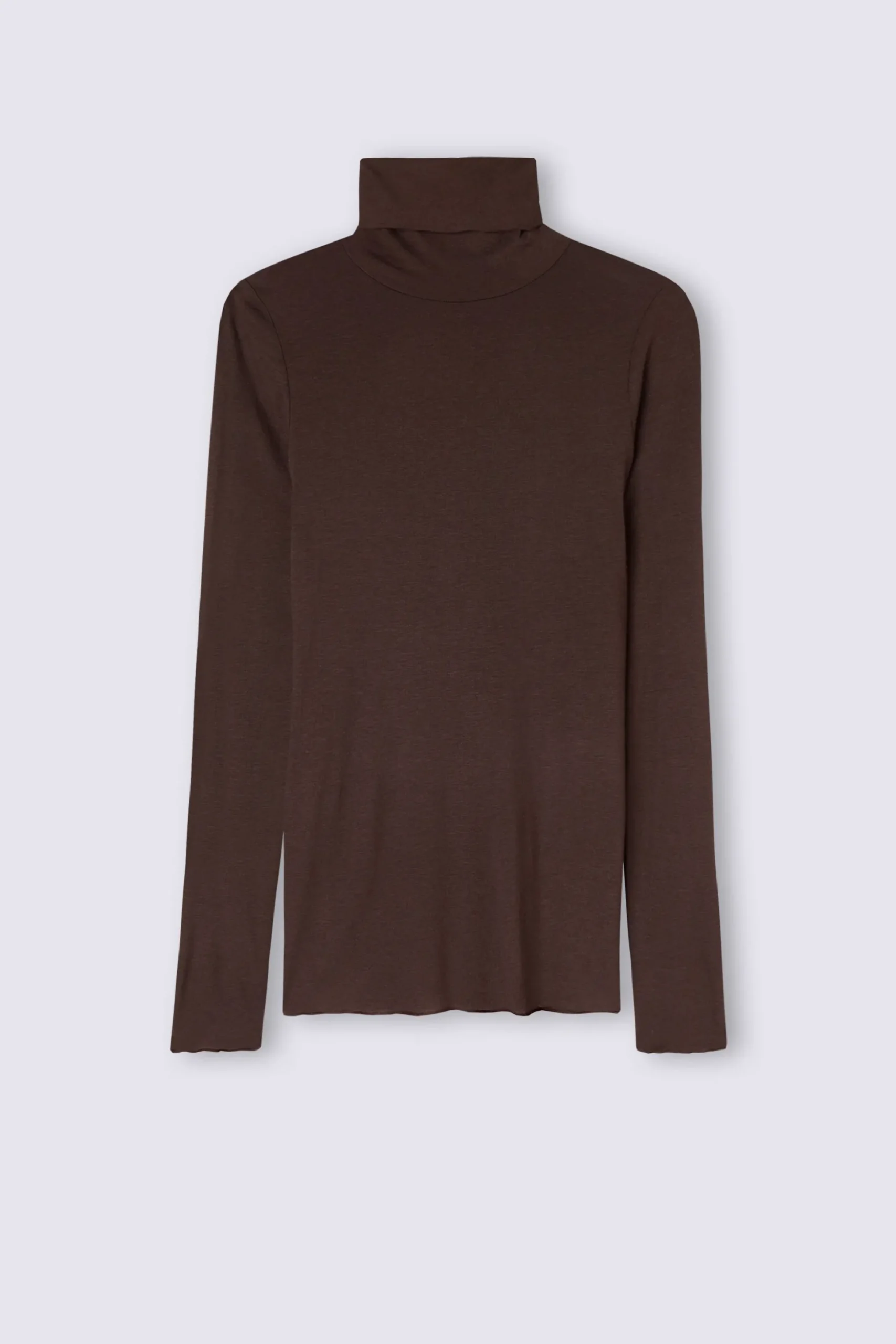 Maglia in Modal Ultralight con Cashmere Collo Alto
