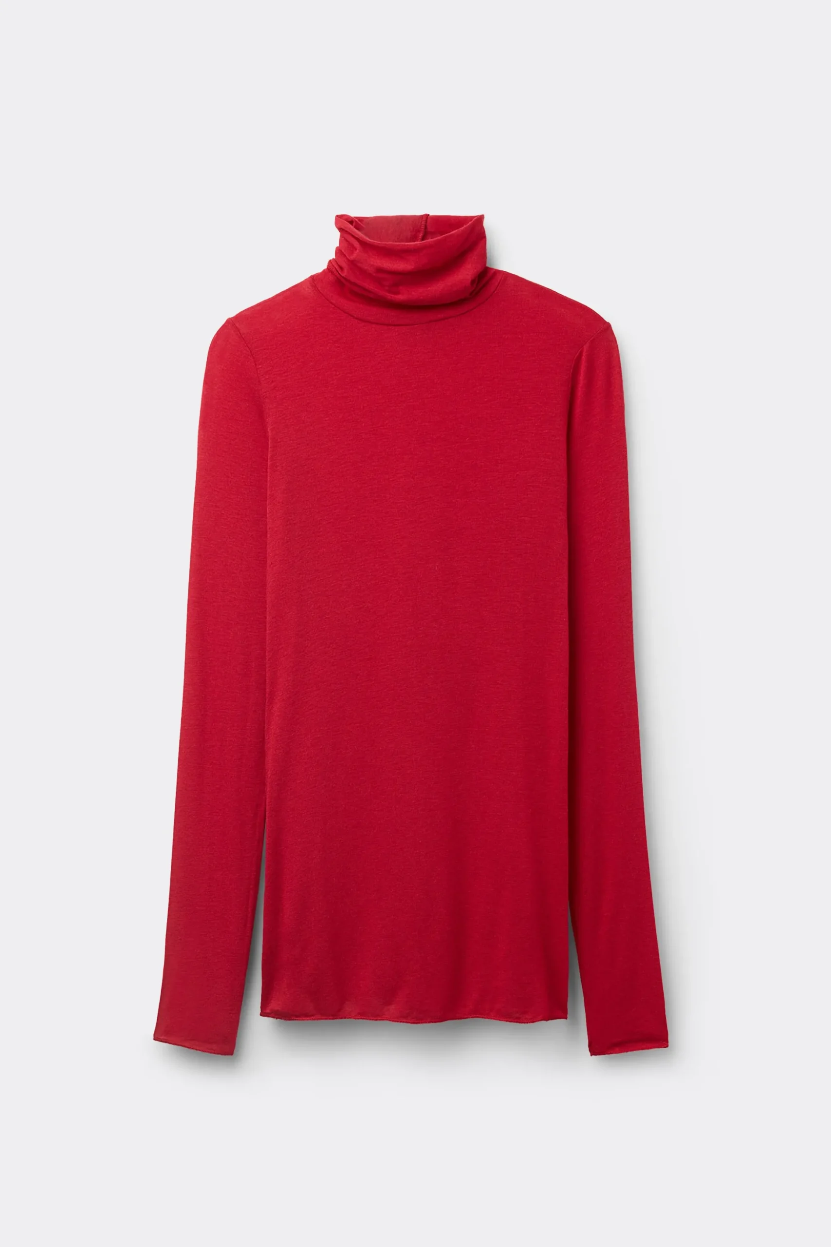 Maglia in Modal Ultralight con Cashmere Collo Alto