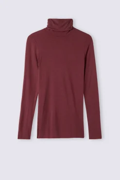Maglia in Modal Ultralight con Cashmere Collo Alto