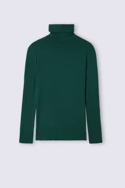 Maglia in Modal Ultralight con Cashmere Collo Alto