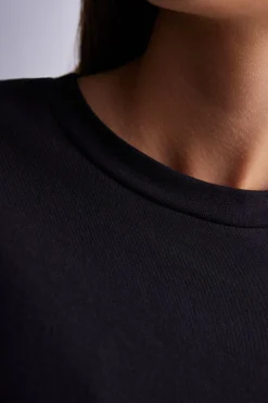 Maglia Manica Corta Boxy Fit in Cotone