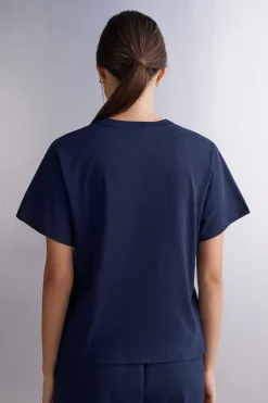 Maglia Manica Corta Boxy Fit in Cotone