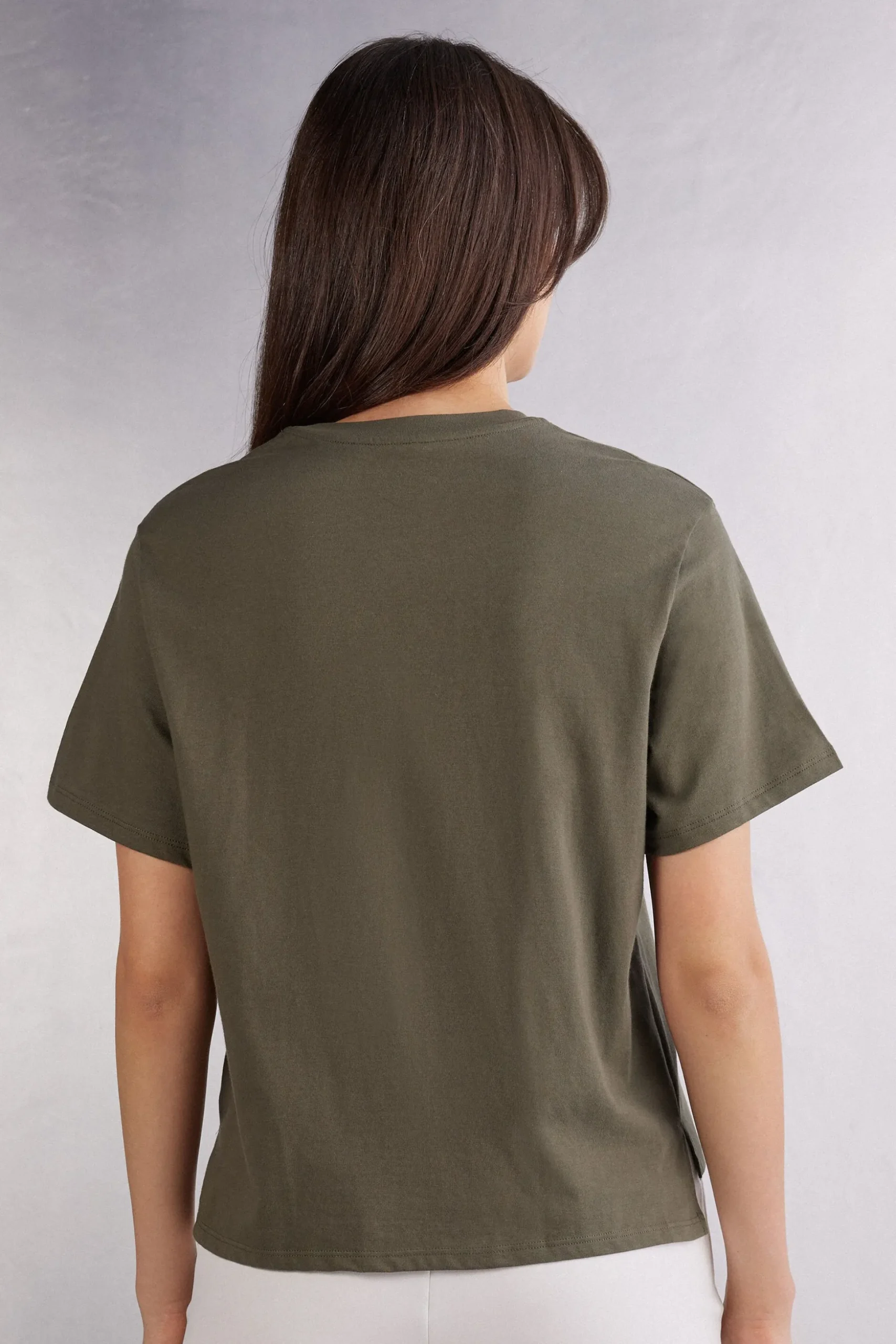 Maglia Manica Corta Boxy Fit in Cotone