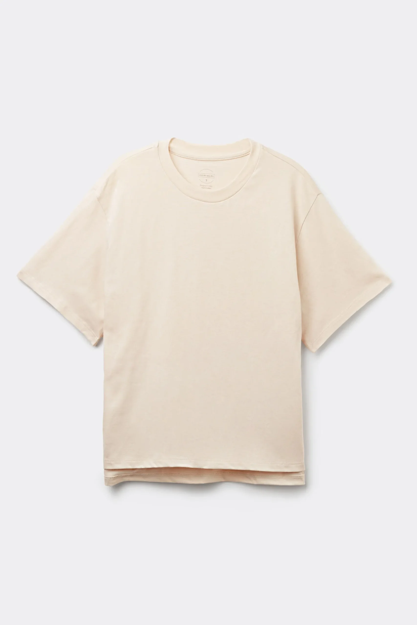 Maglia Manica Corta Boxy Fit in Cotone
