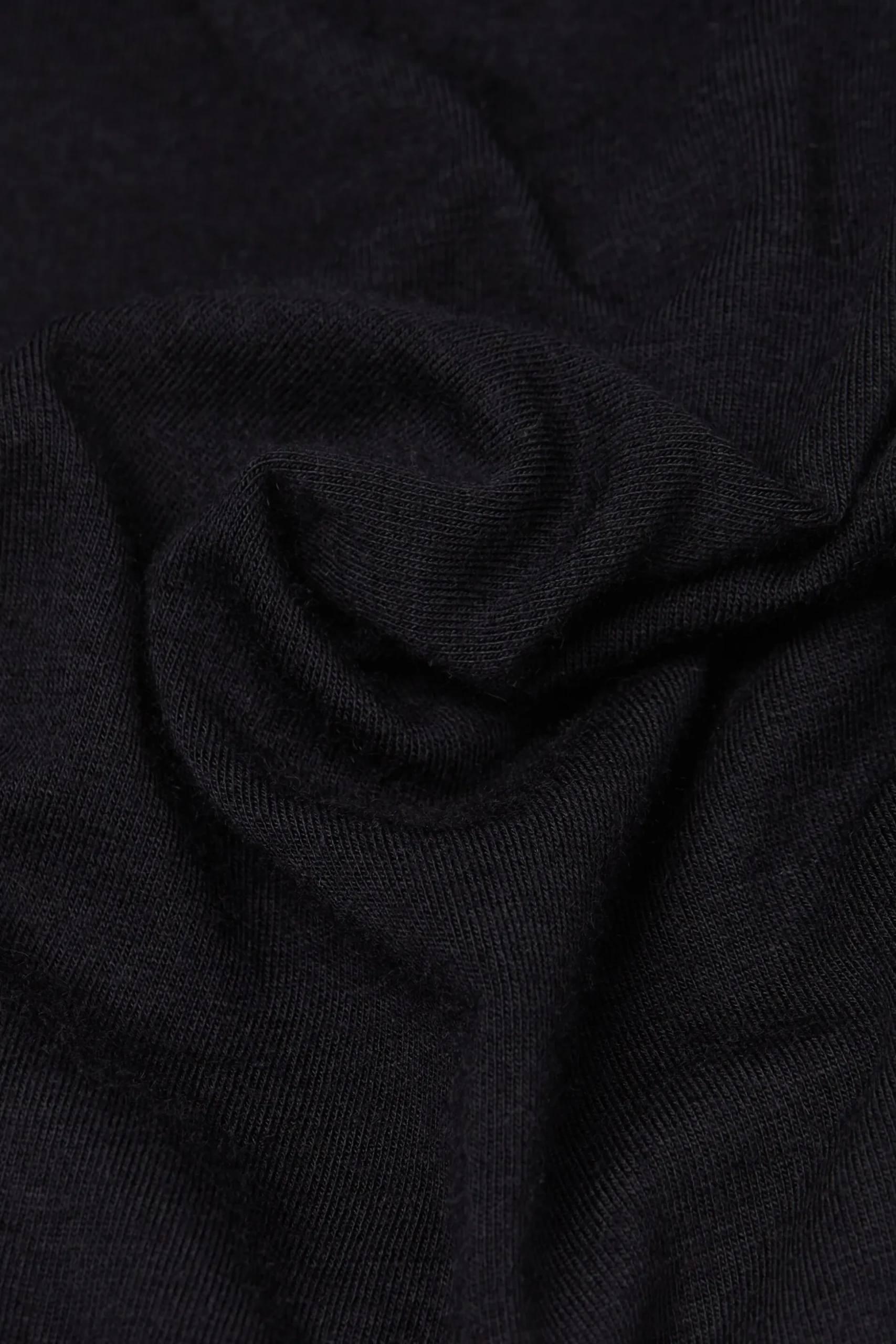 Maglia Manica Corta Collo Alto Modal con Cashmere Light