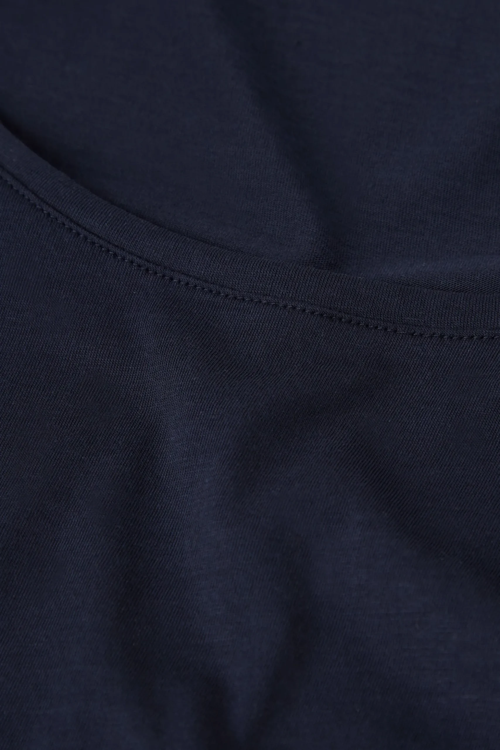 Maglia Manica Corta con Scollo a Madonna in Cotone Ultrafresh