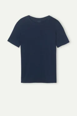 Maglia Manica Corta Girocollo in Micromodal