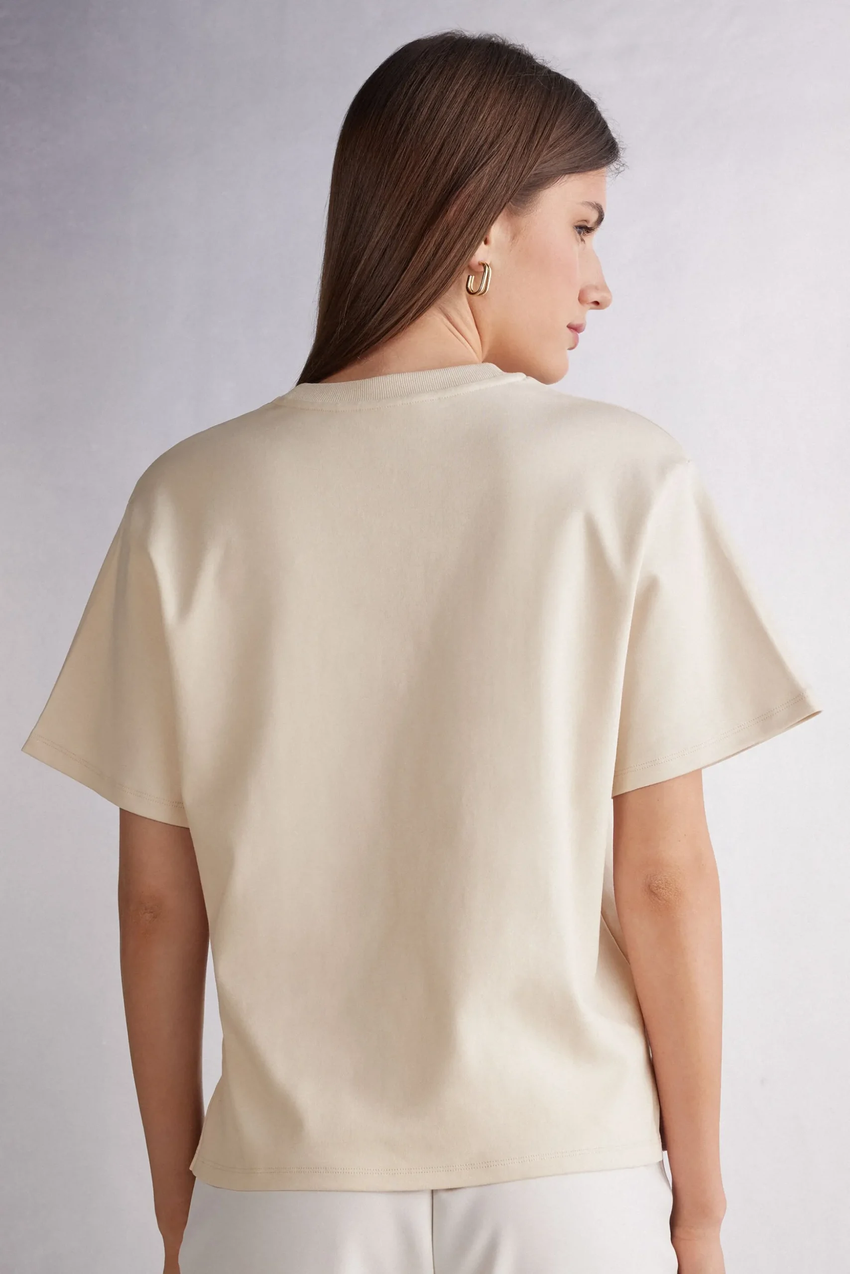 Maglia Manica Corta in Cotone Luxury