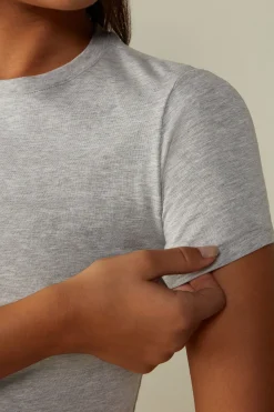 Maglia Manica Corta in Cotone Superior Elasticizzato
