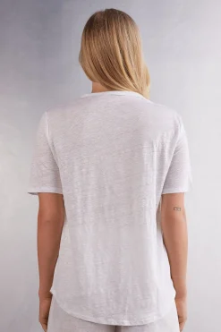 Maglia Manica Corta in Lino