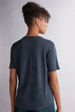 Maglia Manica Corta in Lino