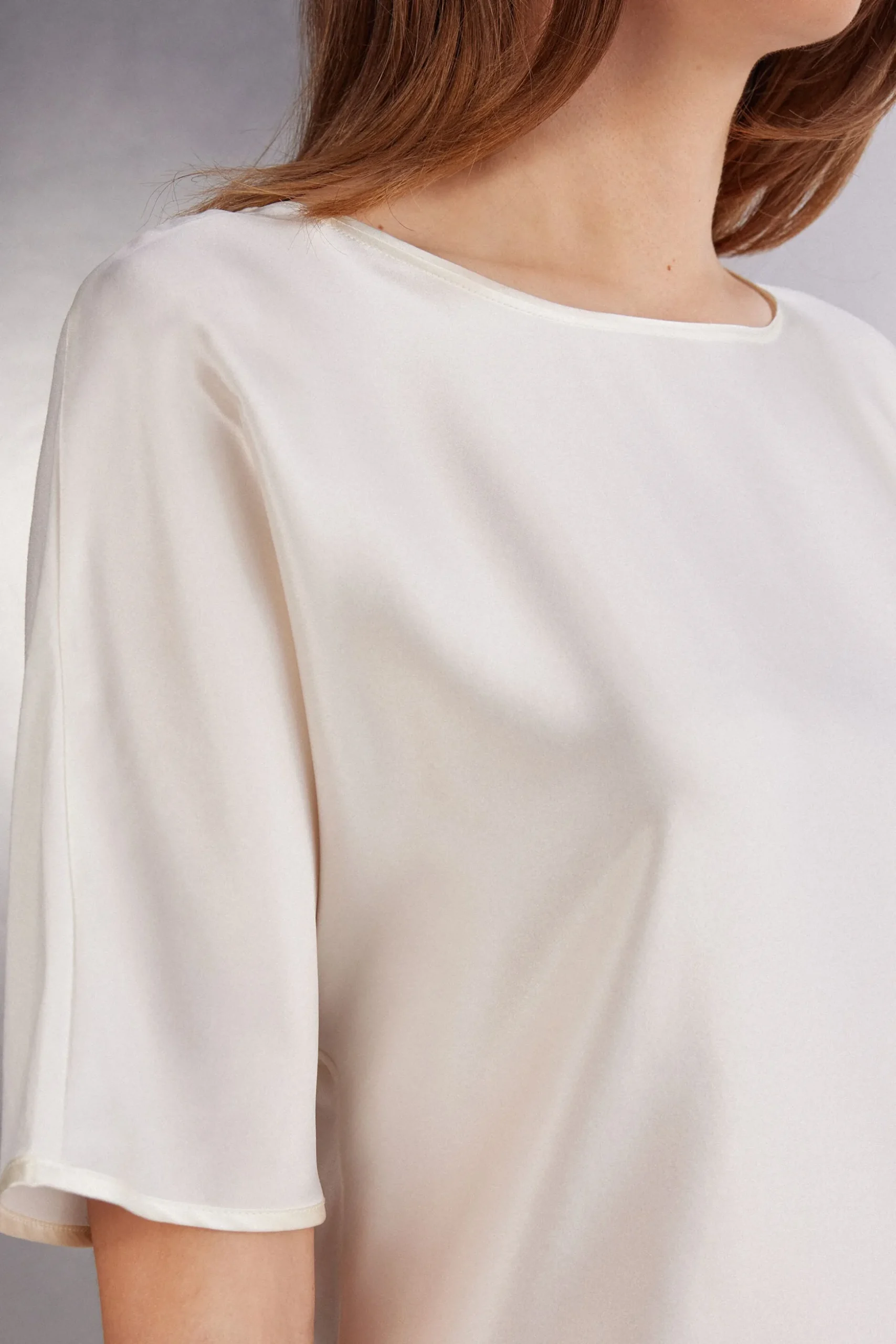 Maglia Manica Corta in Seta e Modal