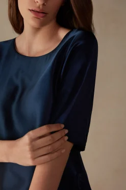 Maglia Manica Corta in Seta e Modal