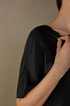 Maglia Manica Corta in Seta e Modal