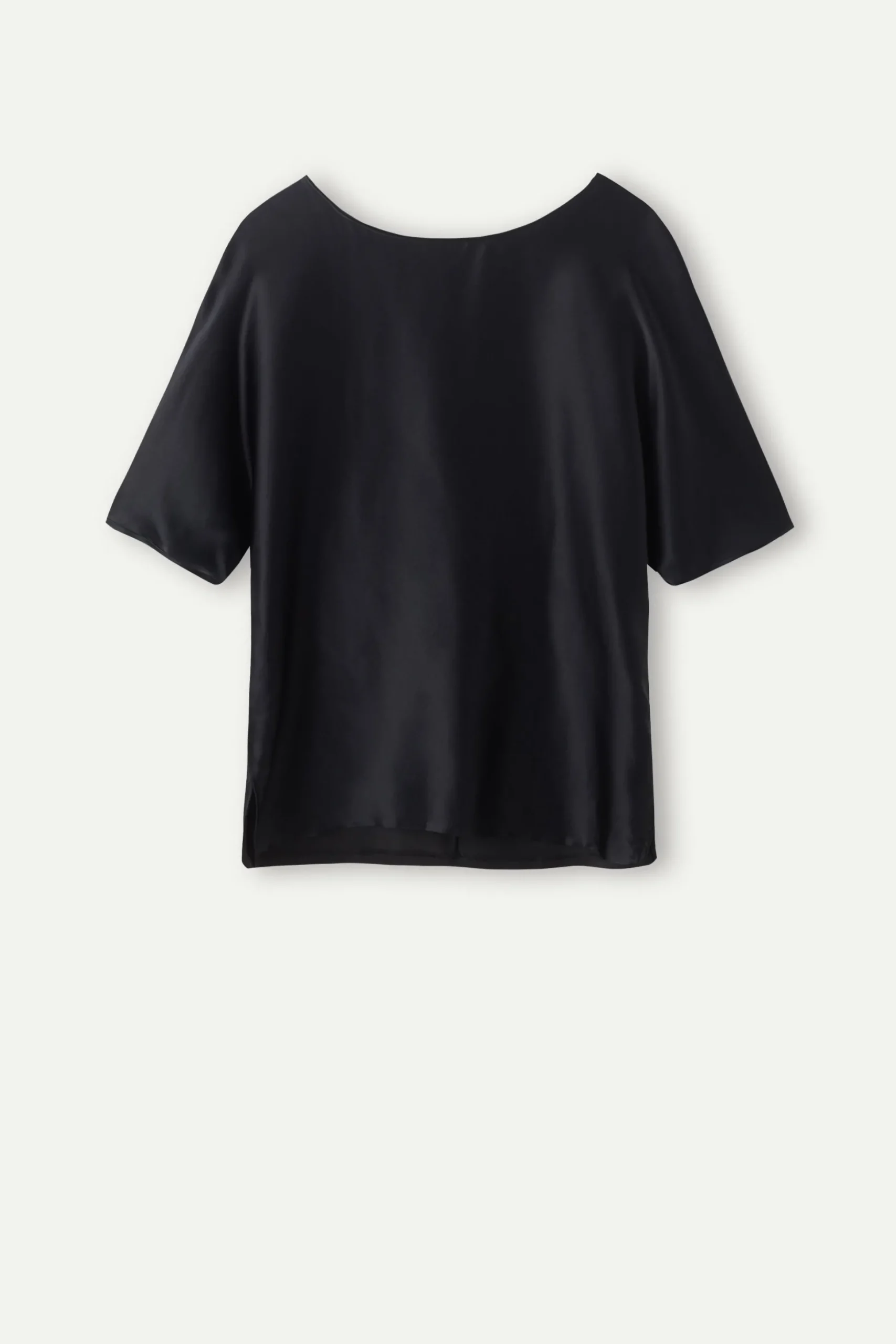 Maglia Manica Corta in Seta e Modal