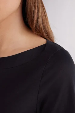Maglia Manica Corta Scollo a Barchetta in Cotone Ultrafresh