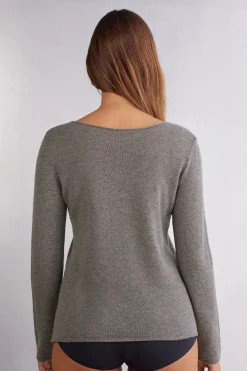 Maglia Manica Lunga 100% Cashmere