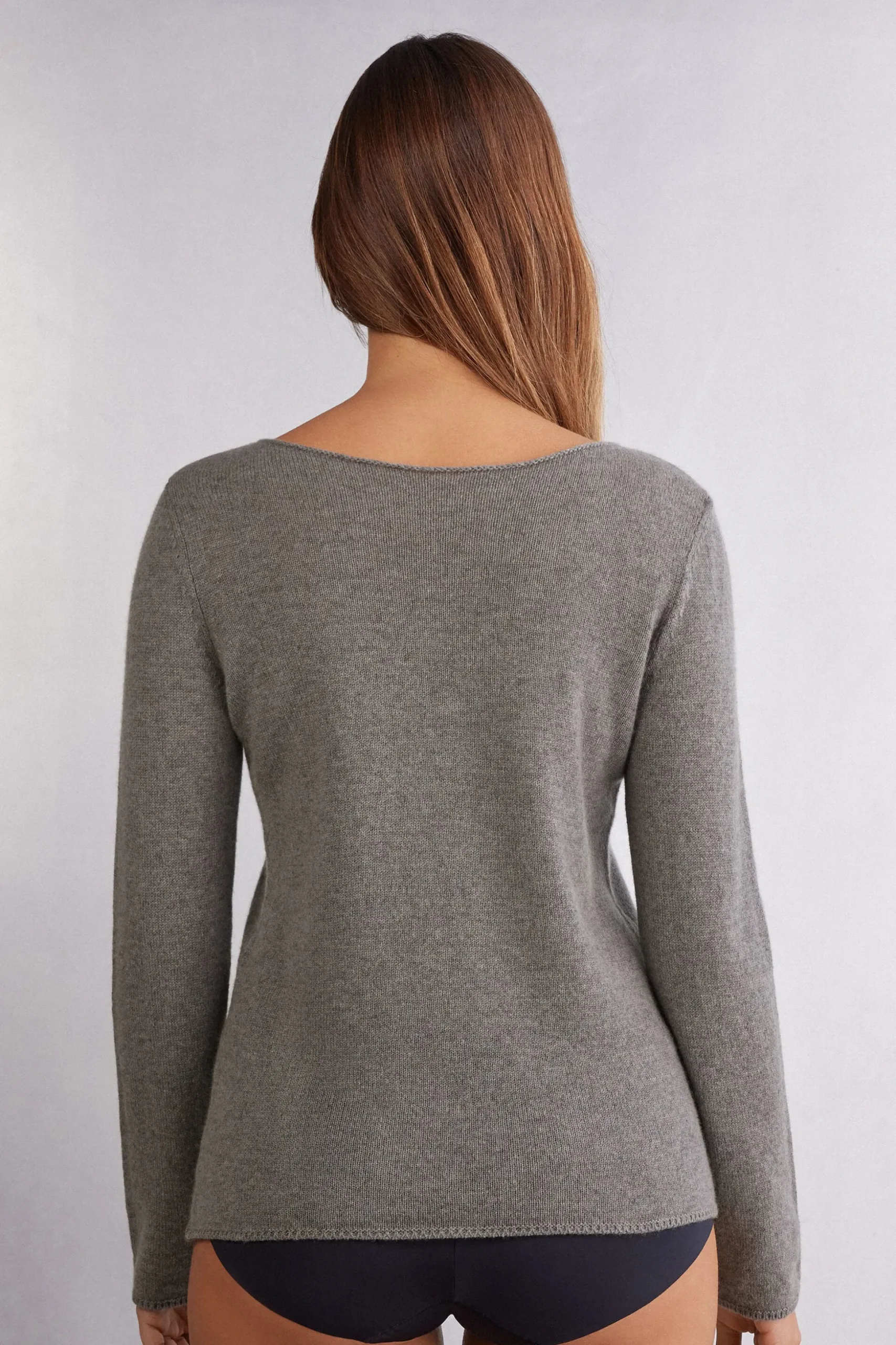 Maglia Manica Lunga 100% Cashmere