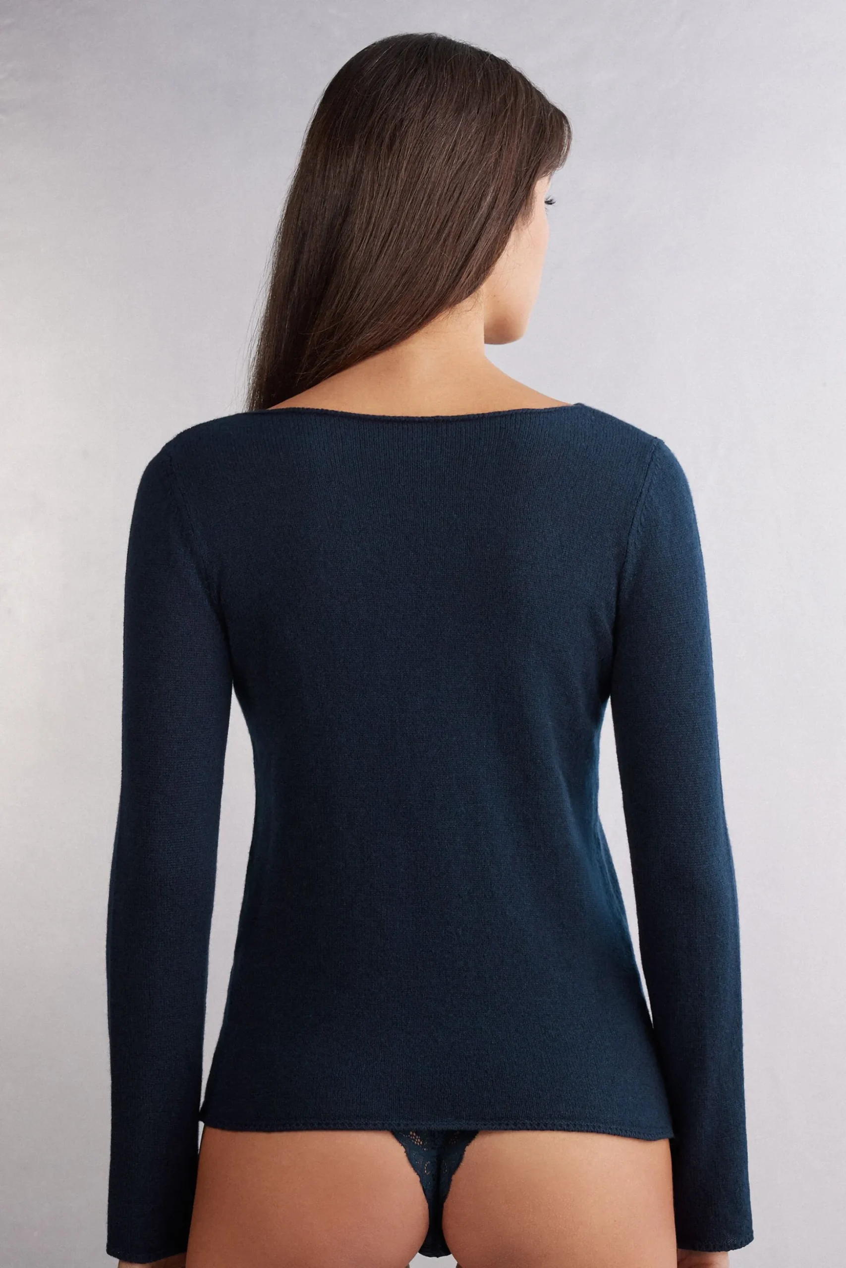Maglia Manica Lunga 100% Cashmere