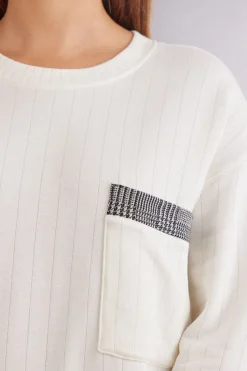 Maglia Manica Lunga a Coste Royal Elegance