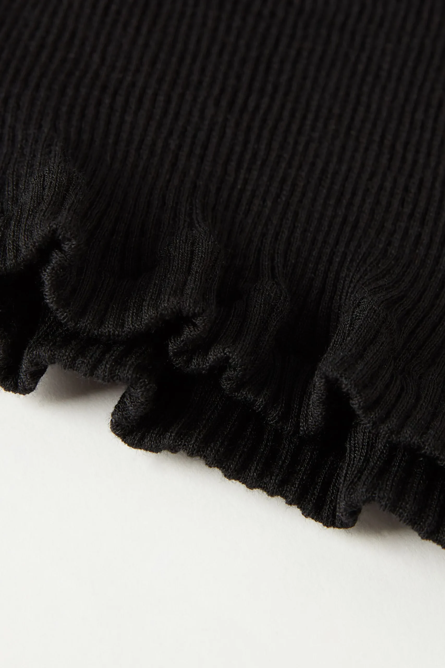 Maglia Manica Lunga a Girocollo Ampio in Lana e Seta