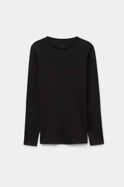 Maglia Manica Lunga a Girocollo in Cotone Superior