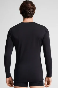 Maglia Manica Lunga in Cotone Superior Elasticizzato