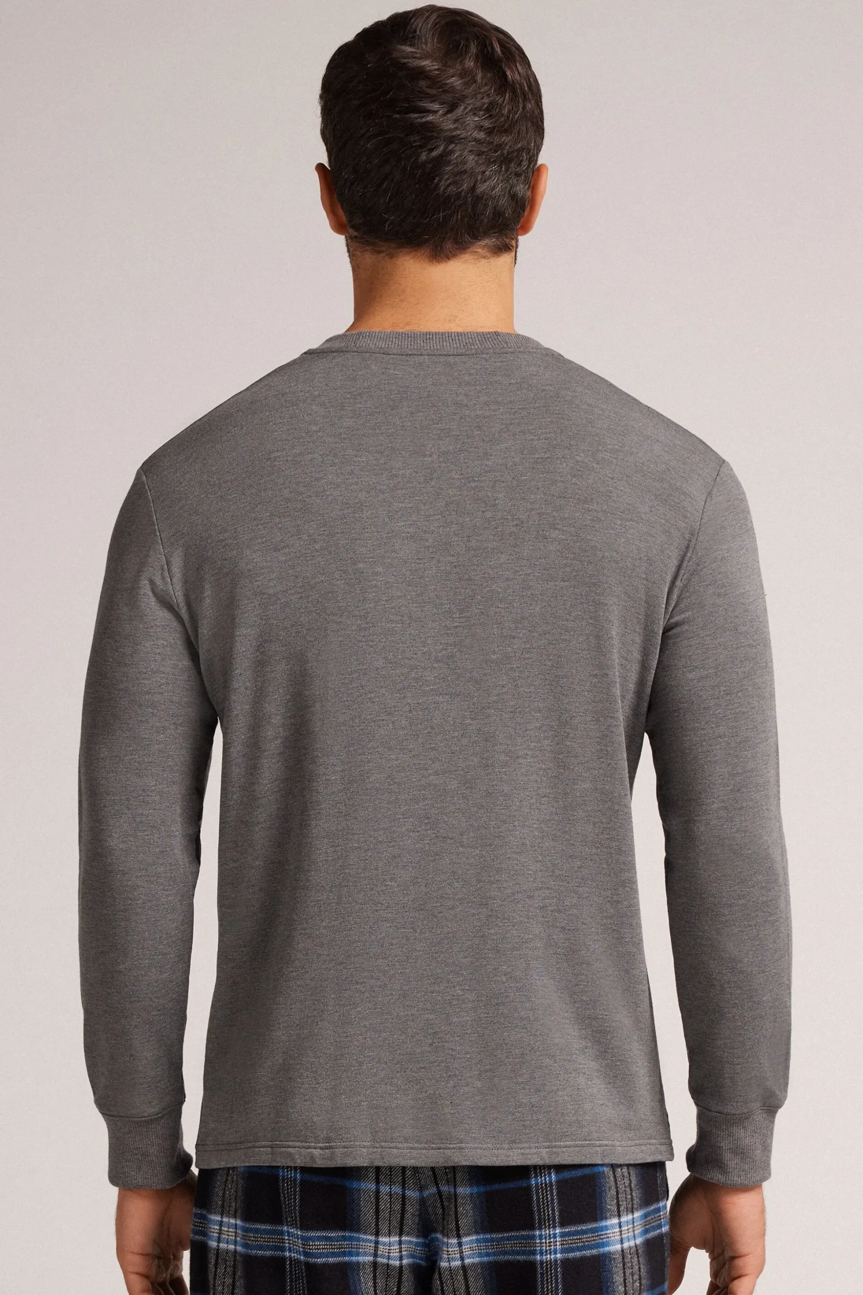 Maglia Manica Lunga in Felpa di Modal