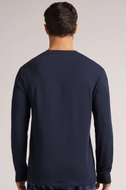 Maglia Manica Lunga in Felpa di Modal