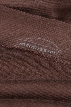 Maglia Manica Lunga in Modal con Cashmere e Scollo a Barchetta