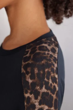 Maglia Manica Lunga Modal Luxurious Leopard